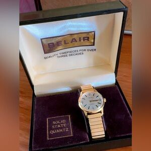 Belair Vintage Gold Quartz Watch